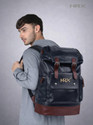 HRX by Hrithik Roshan Leather Anti Theft Casual bag witH USB PORT 35 L Laptop Backpack