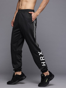 HRX by Hrithik Roshan Printed Men Black