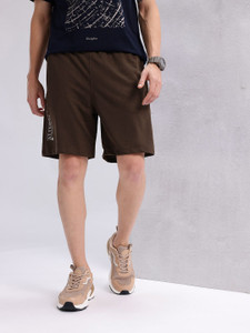 HRX by Hrithik Roshan Printed Men Brown