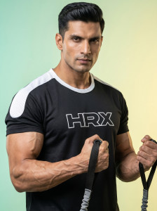 HRX by Hrithik Roshan Printed Men Round