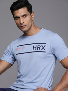HRX by Hrithik Roshan Printed Men Round