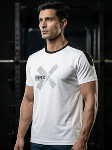 HRX by Hrithik Roshan Printed Men Round
