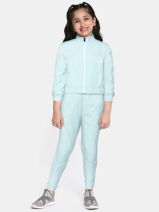 hrx by hrithik roshan solid girls track suit