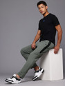 HRX by Hrithik Roshan Striped Men Grey
