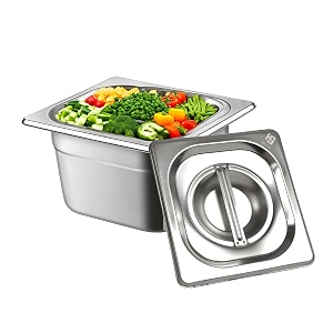 HS Stainless Steel GN Pan Sixth Size