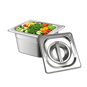 HS Stainless Steel GN Pan Sixth Size