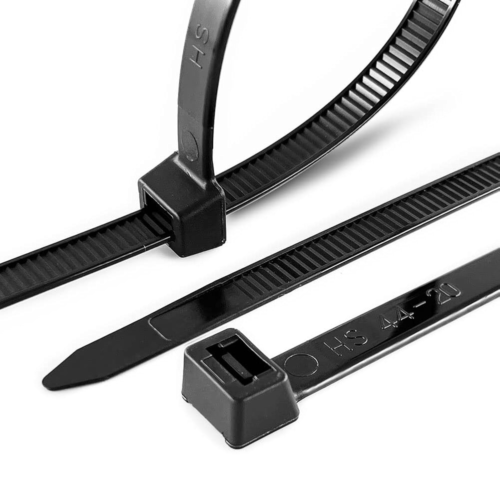 HS Strong 12 Inch Heavy Duty Outdoor Wire Zip Ties Thick 0.3 Inch (100 ...