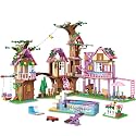 HSANHE Tree House Building Set Compatible with Friends, 1050 PCS Forest House Building Kit Birthday Gift for Kids Girls Age 6-12 Years（7682）