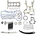 HSCV001 HS26540PT-1 Head Gasket Bolts Set & CPW12746 Timing Chain Kit Compatible with 2011-2016 Chevy Cruze Sonic for Buic Encorde Trax 1.4L Replace HS54898 HS31411 ES72474 TS0981,TCS46201,JV5088