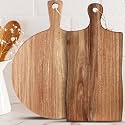Hsei 2 Pcs Acacia Wood Cutting Boards Charcuterie Board