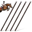 Hsei 4 Pcs Leather English Spur Straps, Riding Spurs Straps with Adjustable Buckle for Men Women, Classic Look Strap for Boots, Spurs
