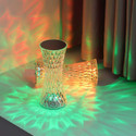 HSH FASHION Touch Dimmable Table Light / Rose diamond table lamp Table Lamp (Multicolor) Night Lamp