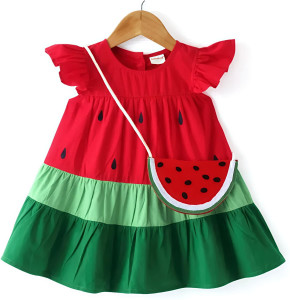 HSM FASHION Girls Midi Knee Length Festive