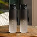 HSR Portable Leakproof Bpa Free Plastic Motivational Water Bottle for Men &amp; Women Perfect for Travel, Gym, Office, Sports, hiking, cycling Water Bottle (1 L)