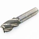 HSS End Mill Drill Bit - 1" Cutting Dia, 3/4" Shank, 4 Flute CNC End Mill Cutter for Wood, Aluminum, Steel, Titanium, Foam, Plastic