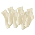 Hstyle 6 Pairs of Ruffle Socks Women, Cute Ruffle Ankle Socks