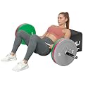 HT01-B Hip Thrust Bench, Hip Thrust Machine for Core&Ab Strength Training, Hip Thrust Booty Workout Box with Non-Slip, Glute Bridge Machine for Home and Gym, Large/Medium Size