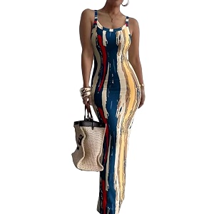 HTD Women Summer Sexy Maxi Bodycon Long