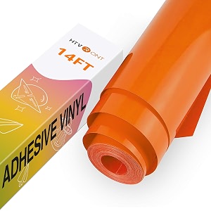 htvront orange permanent vinyl bright orange vinyl for cricut orange adhesive roll 1234 x 1439 for cricut silhouette cameo cutters signs scrapbooking
