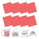 HTVSTD Neon Pink Sublimation Transfer Ink Paper 8 Sheets 12 * 10in