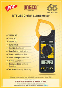 hty meco dtt 266_3  digital 200 counts 1000 ac digital clamp meter digital multimeter