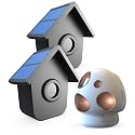 HTZSAFE Solar Driveway Alarm 1/2 Mile Long Range - 1 Receiver + 2 Sensors