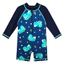 HUAANIUE Toddler Boy Swimsuit Rashguard One-Piece Swimwear 0-6 Years