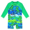 HUAANIUE Toddler Boy Swimsuit Rashguard One-Piece Swimwear 0-6 Years