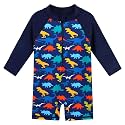 HUAANIUE Toddler Boy Swimsuit Rashguard One-Piece Swimwear 0-6 Years