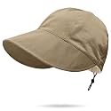 huablo UPF 50+ Womens Sun Hat Wide Brim Sun Hat UV Protection Hiking Fishing Hat Adjustable Head Circumference for Easy Carry