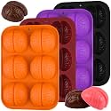 HUAKENER 4 Pack Brain Chocolate Molds, Silicone Brain Candy Mold, Halloween Chocolate Molds for Hot Cocoa Bomb, Jelly, Gummy, Cake Cupcake Decor