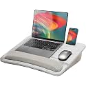 HUANUO Laptop Lap Desk with Cushion, Fit up to 15.6" Laptop, Marble