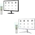 Huanyu Visual Acuity Chart Digital 23inch LCD Electronic Optical Eye Charts with 44+ Visual Targets Frame-Less Full Screen Visual Acuity Chart Digital with Remote 21.5inch Bundle