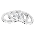 INFINAUTO Hub Centric Rings, 56.1mm ID to 73.1mm OD Vehicle Wheel Hubrings Aluminum Alloy, 4 Pcs