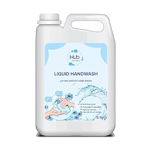 hub for choice handwash liquid refill can lavender - 5 litre