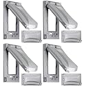 Hubbell Bell MX1050S Single-Gang Weatherproof Heavy Duty Universal Flip Cover Gray Finish Pack of 4