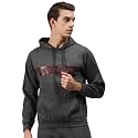 Hubberholme Men39s Cotton Blend Brand Printed Hooded