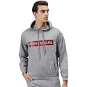 Hubberholme Men39s Cotton Blend Brand Printed Hooded
