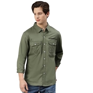 Hubberholme Mens Cotton Regular Fit Casual Shirt