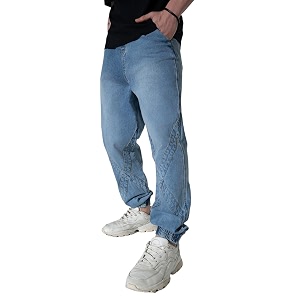 Hubberholme Mens Loose Fit Jogger Jeans