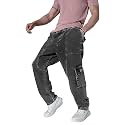 Hubberholme Men39s Loose Fit Cargo Jogger Jeans