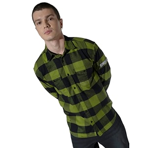 Hubberholme Mens Oversized Checked Full Sleeve Flannel