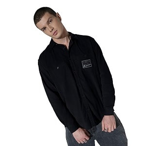 Hubberholme Mens Oversized Full Sleeve Corduroy Shirt