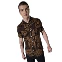 Hubberholme Men39s Rayon Relaxed Fit Printed Half