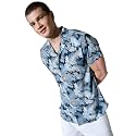 Hubberholme Men39s Rayon Relaxed Fit Printed Half