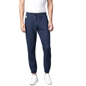 Hubberholme Mens Slim Fit Cotton Track Pants