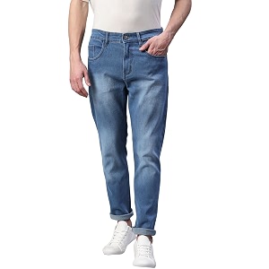 Hubberholme Mens Stretchable Slim Fit Jeans -