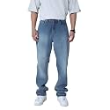 Hubberholme Men Blue Cotton Straight Fit Casual