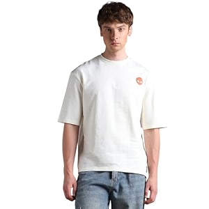 Hubberholme Men Cotton Printed Oversized Round Neck