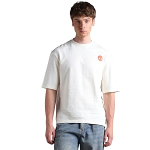 Hubberholme Men Cotton Printed Oversized Round Neck